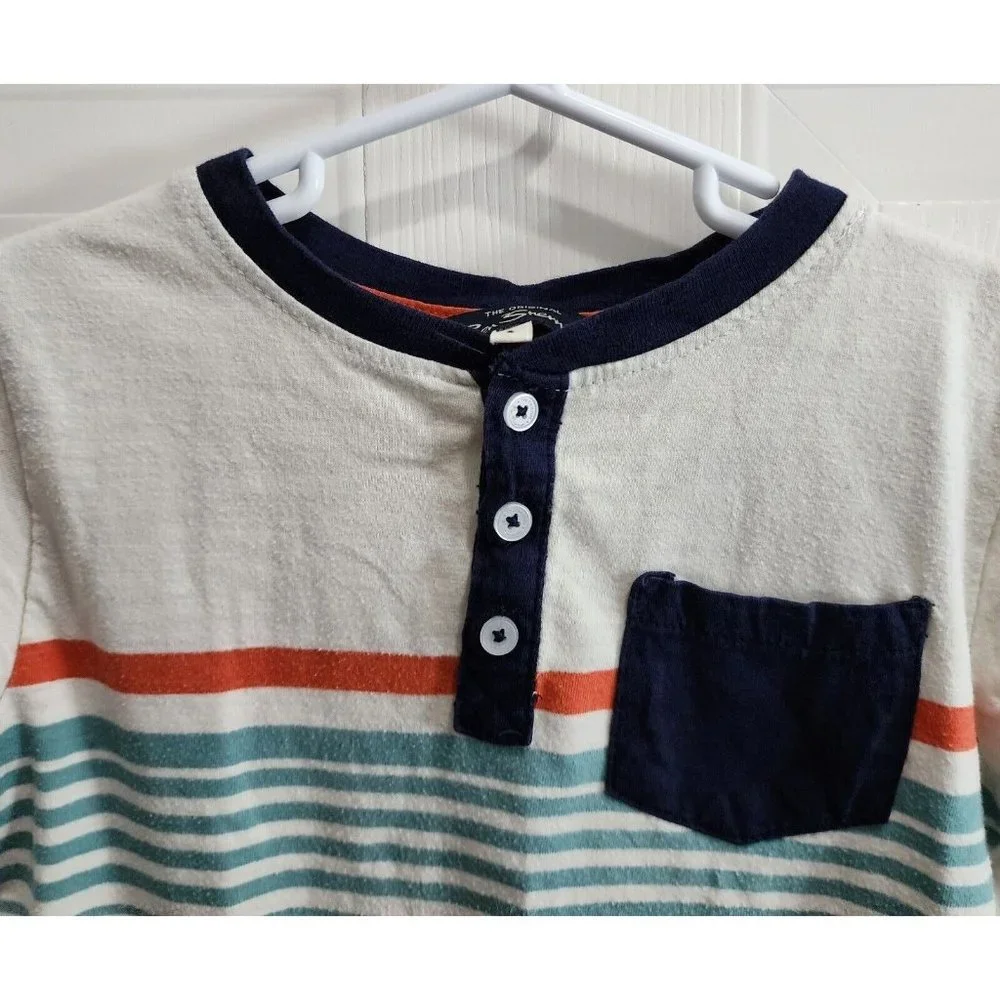 Lot of 2 Ben Sherman Kids Short Sleeve Tee Shirts‎ Boys Size 6 - Striped, Cars